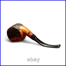 Briar smoking tobacco freehand rusticated wooden handmade pipe