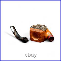 Briar smoking tobacco freehand rusticated wooden handmade pipe