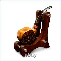 Briar smoking tobacco freehand rusticated wooden handmade pipe