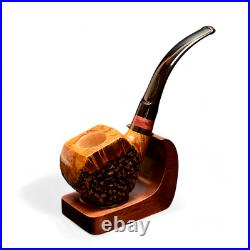 Briar smoking tobacco freehand rusticated wooden handmade pipe