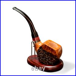 Briar smoking tobacco freehand rusticated wooden handmade pipe