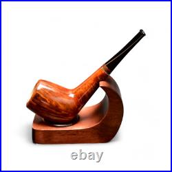 Briar smoking tobacco freehand straight artisan wooden unique exclusive pipe KAF