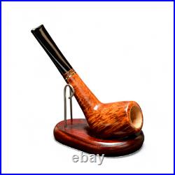 Briar smoking tobacco freehand straight artisan wooden unique exclusive pipe KAF