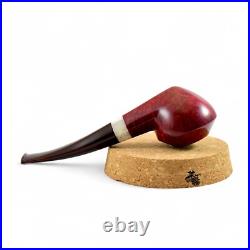 Briar smoking tobacco freehand wooden pipe