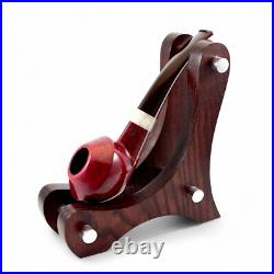 Briar smoking tobacco freehand wooden pipe