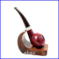 Briar smoking tobacco freehand wooden pipe