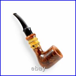 Briar smoking tobacco pipe Freehand wooden Crazy bamboo Rare artisan pipe