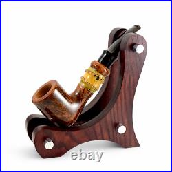 Briar smoking tobacco pipe Freehand wooden Crazy bamboo Rare artisan pipe
