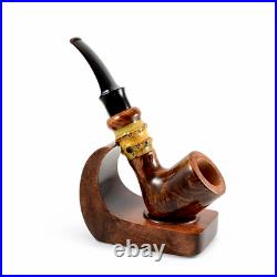 Briar smoking tobacco pipe Freehand wooden Crazy bamboo Rare artisan pipe