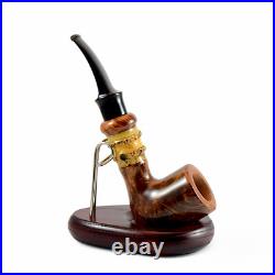 Briar smoking tobacco pipe Freehand wooden Crazy bamboo Rare artisan pipe