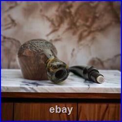 Briar smoking tobacco rare pipe Handmade rustic exclusive design Artisan bowl
