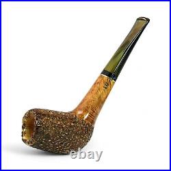 Briar smoking tobacco rusticated freehand unique wooden artisan pipe