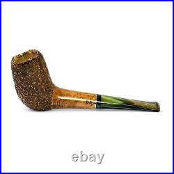 Briar smoking tobacco rusticated freehand unique wooden artisan pipe