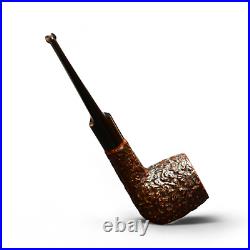 Briar smoking tobacco rusticated straight shape wooden Sherlock Holmes pipe