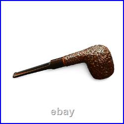 Briar smoking tobacco rusticated straight shape wooden Sherlock Holmes pipe