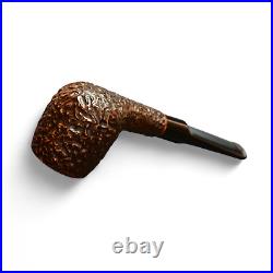 Briar smoking tobacco rusticated straight shape wooden Sherlock Holmes pipe