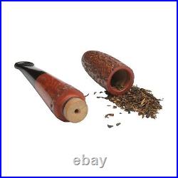Briar smoking tobacco wooden Cigar torpedo submarine zeppelin freehand pipe bowl