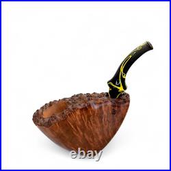 Briar smoking tobacco wooden Freehand unique artisan ukrainian handmade pipe