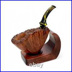 Briar smoking tobacco wooden Freehand unique artisan ukrainian handmade pipe