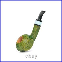 Briar smoking tobacco wooden GREEN pipe