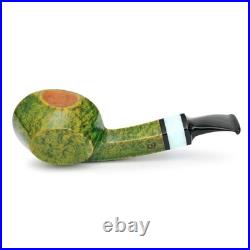 Briar smoking tobacco wooden GREEN pipe