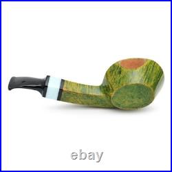 Briar smoking tobacco wooden GREEN pipe