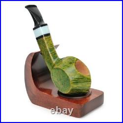 Briar smoking tobacco wooden GREEN pipe