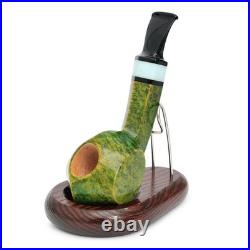 Briar smoking tobacco wooden GREEN pipe