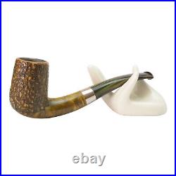 Briar smoking tobacco wooden Handmade artisan unique freehand rusticated pipe