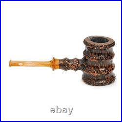 Briar smoking tobacco wooden artisan freehand ukrainian pipe