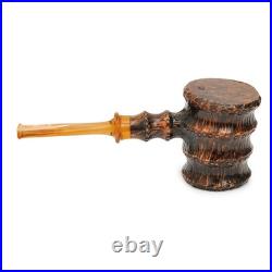 Briar smoking tobacco wooden artisan freehand ukrainian pipe