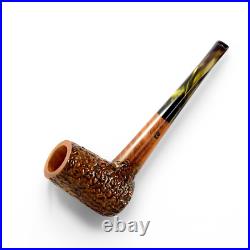 Briar smoking tobacco wooden freehand rusticated ukrainian pipe