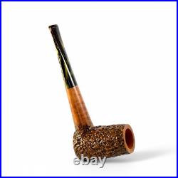Briar smoking tobacco wooden freehand rusticated ukrainian pipe