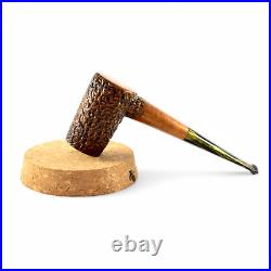 Briar smoking tobacco wooden freehand rusticated ukrainian pipe