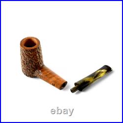 Briar smoking tobacco wooden freehand rusticated ukrainian pipe