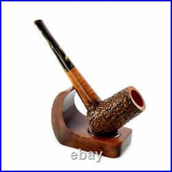 Briar smoking tobacco wooden freehand rusticated ukrainian pipe