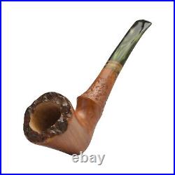 Briar smoking tobacco wooden handmade flame freehand exclusive rare unique pipe