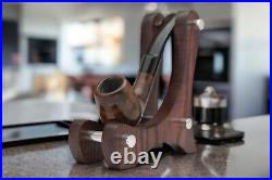 Briar smoking tobacco wooden handmade pipe bowl with filter 9 mm Freehand style