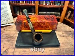 Briar smoking tobacco wooden pipe Artisan shape Exclusive bowl Freehand rustic