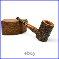 Briar smoking tobacco wooden rusticated POKER freehand style artisan pipe bowl