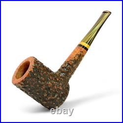Briar smoking tobacco wooden rusticated POKER freehand style artisan pipe bowl