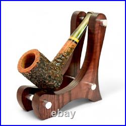 Briar smoking tobacco wooden rusticated POKER freehand style artisan pipe bowl