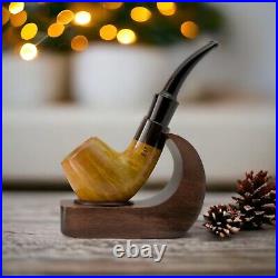 Briar unique smoking tobacco pipe Wooden freehand rare bowl Artisan style KAF833