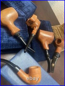 Brier hand Crafted Pipes Varied style