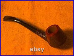 Brigham 484 Smooth\Grained Finish Panel 4 Dot Tobacco Pipe Made in Canada New