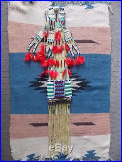 CHEYENNE BEADED TOBACCO (PIPE) BAG Reproduction (Beadwork/Quillwork)