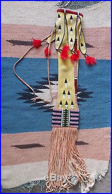 CHEYENNE BEADED TOBACCO (PIPE) BAG Reproduction (Beadwork/Quillwork)