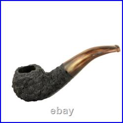 CUCCIOLO small italian sandblasted black vintage tobacco smoking pipe(Gasparini)