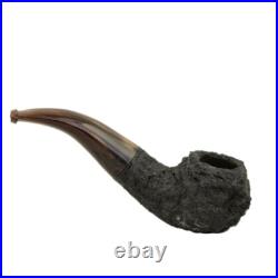 CUCCIOLO small italian sandblasted black vintage tobacco smoking pipe(Gasparini)