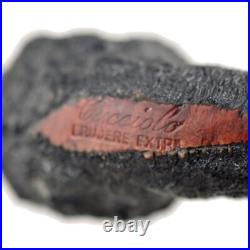CUCCIOLO small italian sandblasted black vintage tobacco smoking pipe(Gasparini)